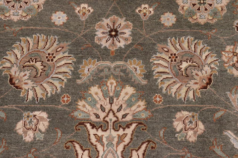 handmade Traditional Design Lt. Green Beige Hand Knotted RECTANGLE 100% WOOL area rug 9'X12'