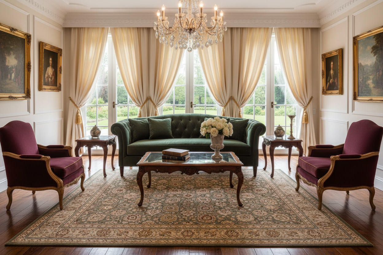 handmade Traditional Design Green Lt. Gray Hand Knotted RECTANGLE 100% WOOL area rug 9'X12'