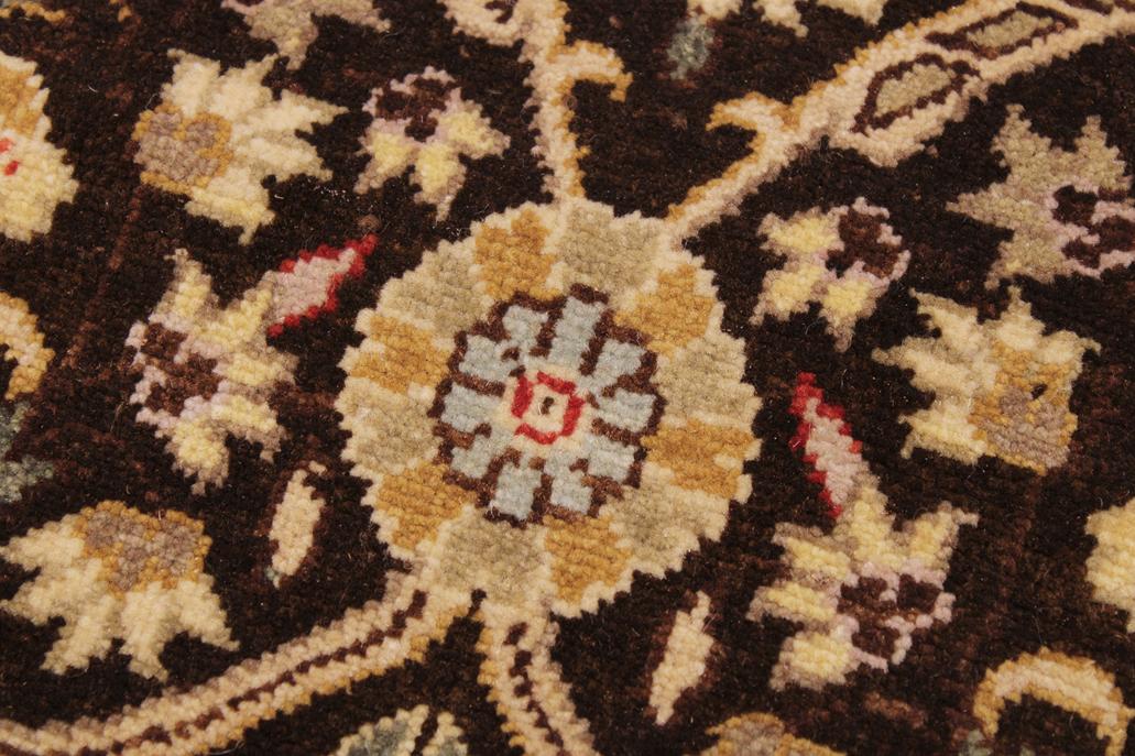 handmade Traditional Tabriz Brown Tan Hand Knotted RECTANGLE 100% WOOL area rug 9'X12'