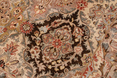 handmade Traditional Design Brown Multi Hand Knotted RECTANGLE 100% WOOL area rug 9'X12'