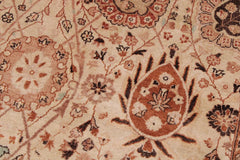 handmade Traditional Design Lt. Tan Lt. Tan Hand Knotted RECTANGLE 100% WOOL area rug 9'X12'