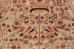 handmade Traditional Design Lt. Tan Lt. Tan Hand Knotted RECTANGLE 100% WOOL area rug 9'X12'