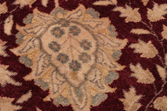 handmade Traditional Design Red Mustard Hand Knotted RECTANGLE 100% WOOL area rug 9'X12'