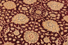 handmade Traditional Design Drk. Red Gold Hand Knotted RECTANGLE 100% WOOL area rug 9x12