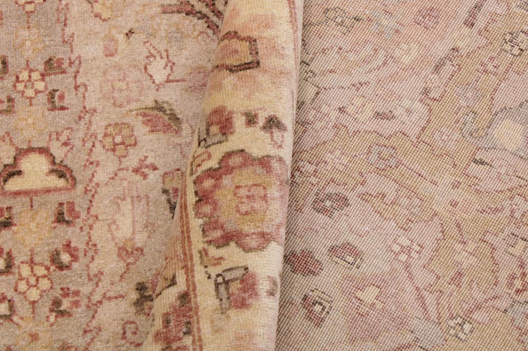 handmade Traditional Sarook Lt. Tan Lt. Tan Hand Knotted RECTANGLE 100% WOOL area rug 9'X12'