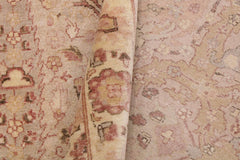 handmade Traditional Sarook Lt. Tan Lt. Tan Hand Knotted RECTANGLE 100% WOOL area rug 9'X12'