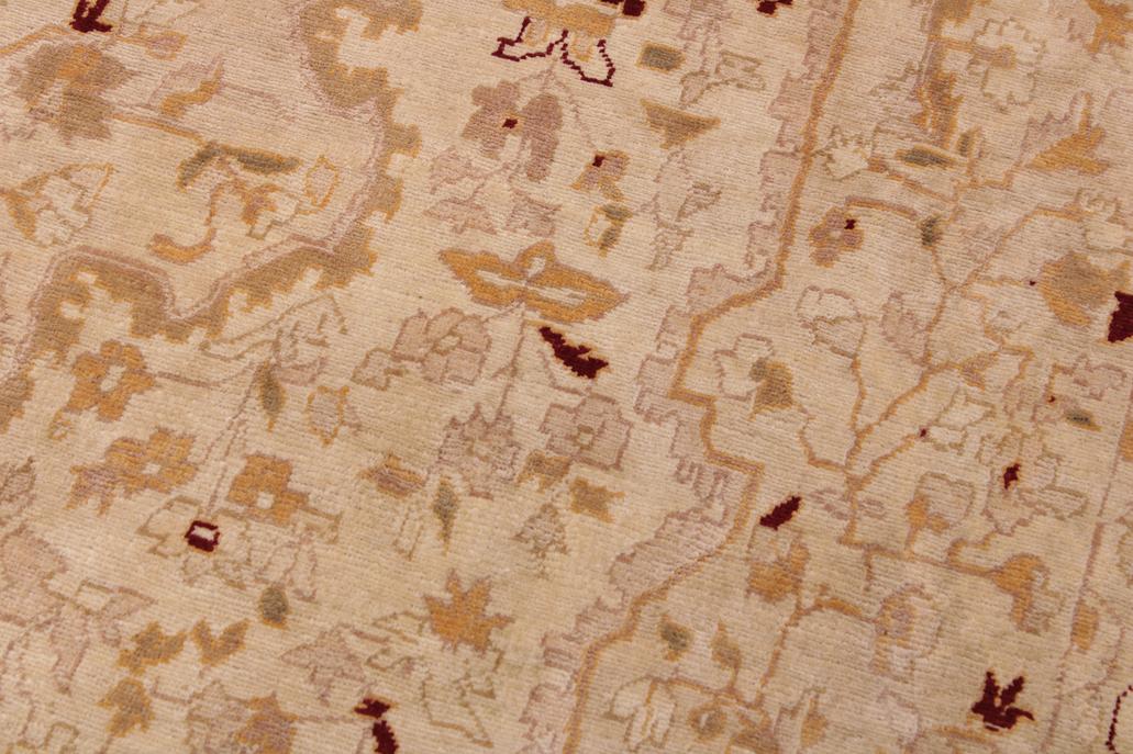 handmade Traditional Design Tan Tan Hand Knotted RECTANGLE 100% WOOL area rug 9'X12'