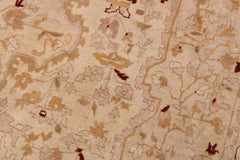 handmade Traditional Design Tan Tan Hand Knotted RECTANGLE 100% WOOL area rug 9'X12'