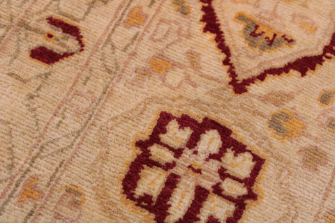 handmade Traditional Design Tan Tan Hand Knotted RECTANGLE 100% WOOL area rug 9' x 12'