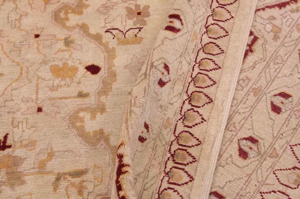 handmade Traditional Design Tan Tan Hand Knotted RECTANGLE 100% WOOL area rug 9'X12'