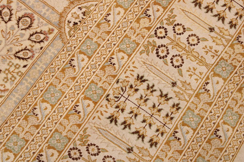 handmade Traditional Design Multi Tan Hand Knotted RECTANGLE 100% WOOL area rug 9'X12'
