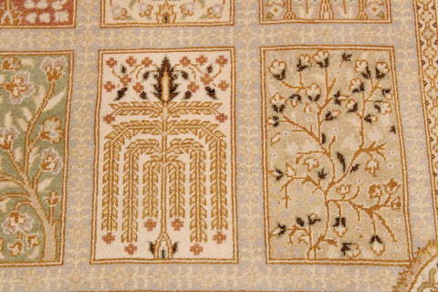 handmade Traditional Design Multi Tan Hand Knotted RECTANGLE 100% WOOL area rug 9'X12'