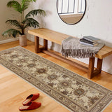 handmade Traditional Kafkaz Beige Brown Hand Knotted RUNNER 100% WOOL area rug 3 x 10