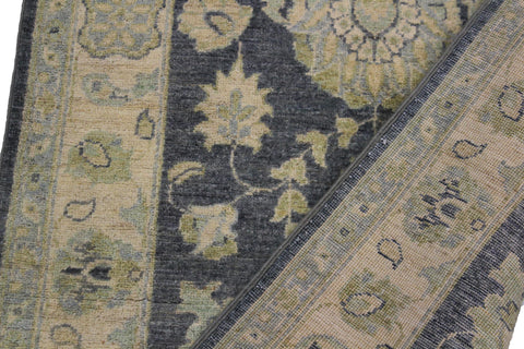handmade Traditional Kafkaz Gray Ivory Hand Knotted RUNNER 100% WOOL area rug 2' x 8'