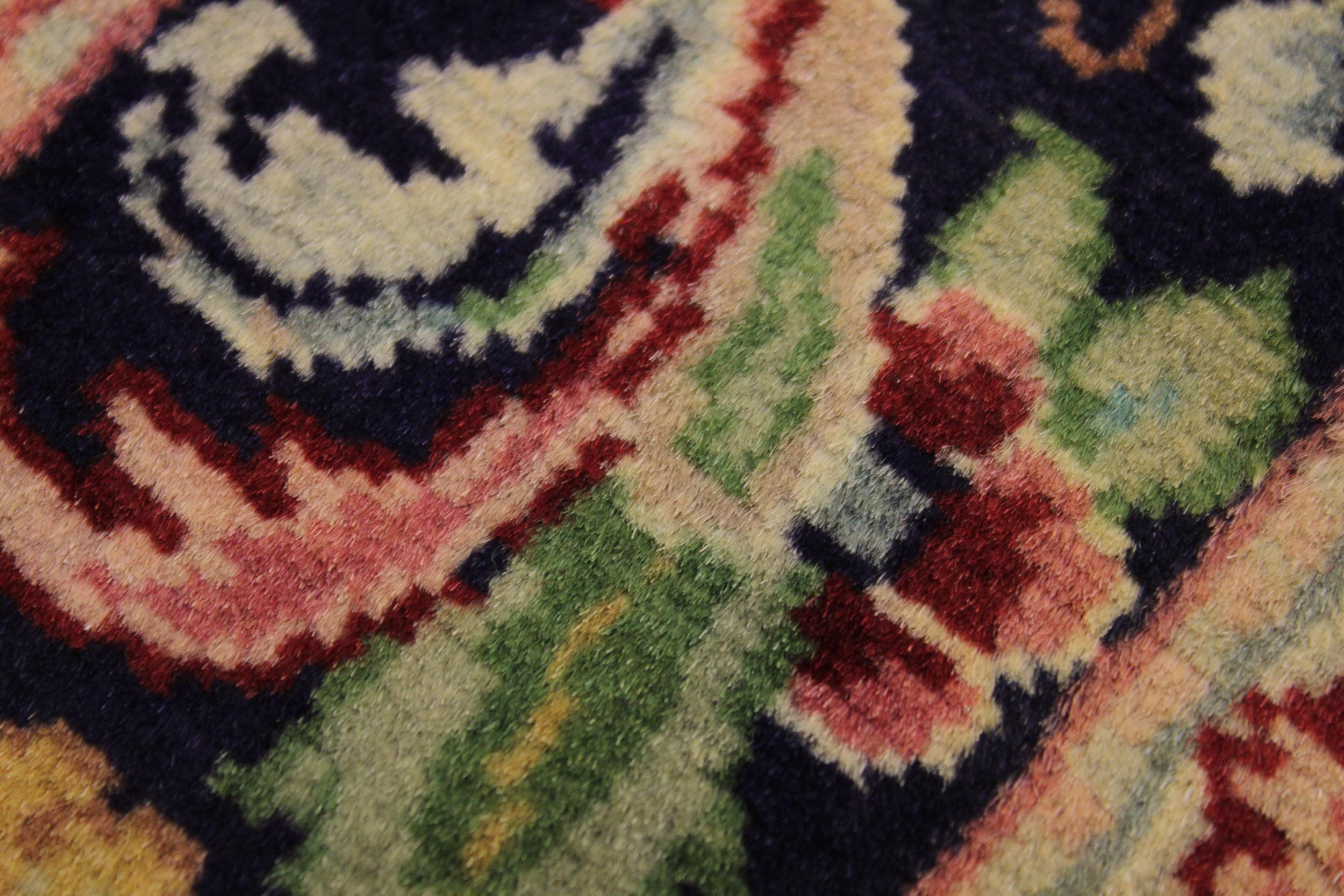 handmade Traditional Guldasta Teal Blue Hand Knotted RUNNER 100% WOOL area rug 3' x 10'
