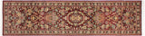 handmade Traditional William Red Lt. Gold Hand Knotted RUNNER 100% WOOL area rug 3x10