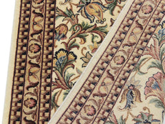 handmade Traditional Hamed Ivory Beige Hand Knotted RUNNER 100% WOOL area rug 3x12