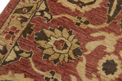 handmade Traditional Kafkaz Pink Tan Hand Knotted RUNNER 100% WOOL area rug 3 18