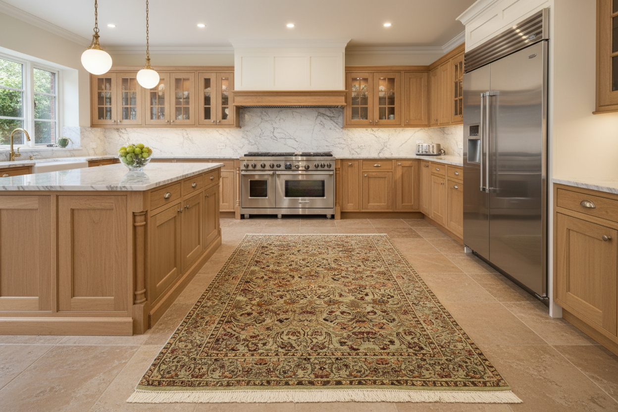 handmade Transitional Sayra Lt. Green Rust Hand Knotted RECTANGLE 100% WOOL area rug 4x6