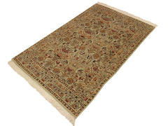 handmade Traditional Sayra Lt. Green Rust Hand Knotted RECTANGLE 100% WOOL area rug 4x6