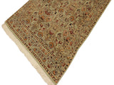 handmade Traditional Sayra Lt. Green Rust Hand Knotted RECTANGLE 100% WOOL area rug 4x6