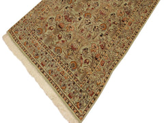 handmade Traditional Sayra Lt. Green Rust Hand Knotted RECTANGLE 100% WOOL area rug 4x6