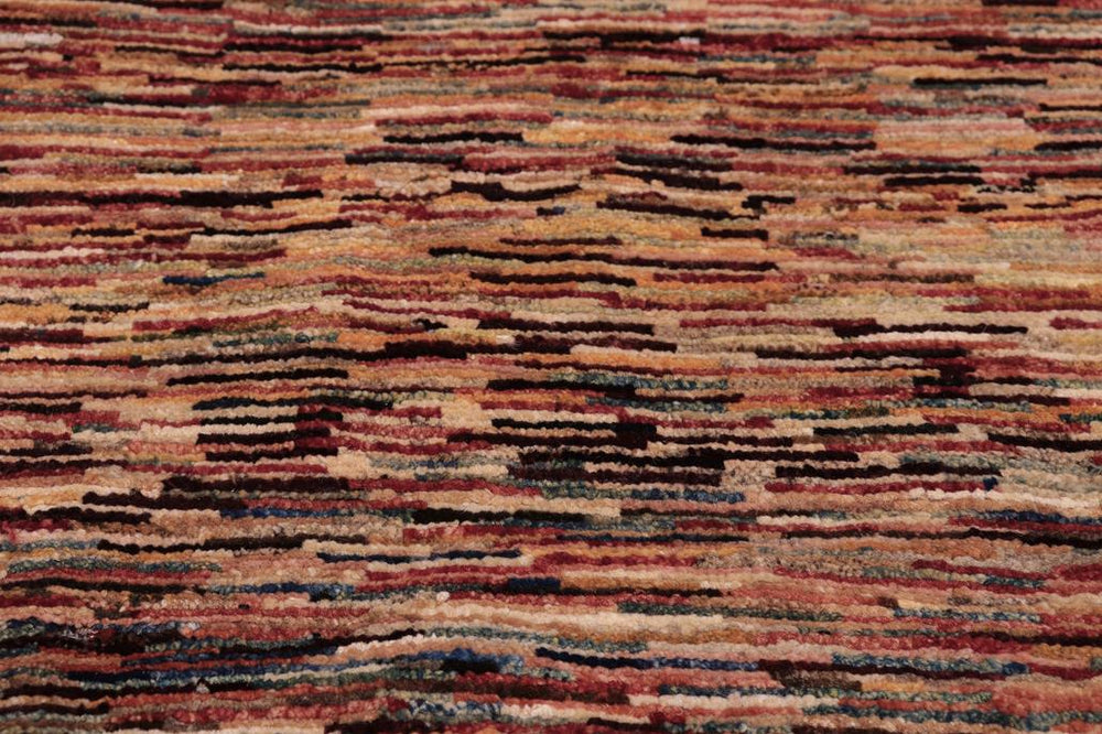 handmade Modern Gabbeh Beige Blue Hand Knotted RECTANGLE 100% WOOL area rug 4 X5 