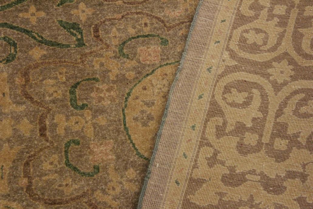 handmade Traditional Kafkaz Gray Tan Hand Knotted RECTANGLE 100% WOOL area rug 4'X6'