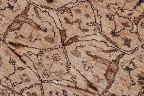 handmade Traditional Kafkaz Tan Gold Hand Knotted RECTANGLE 100% WOOL area rug 4x6