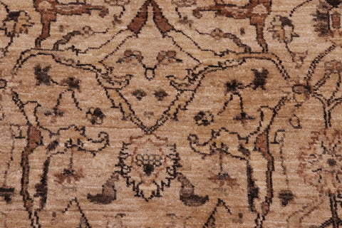 handmade Traditional Kafkaz Tan Gold Hand Knotted RECTANGLE 100% WOOL area rug 4x6
