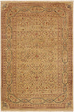 Bohemian Ziegler Dottie Light Tan/Brown Wool Rug - 4'2'' x 5'10''