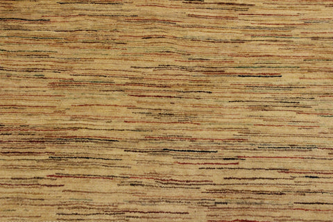 handmade Modern Gabbeh Beige Rust Hand Knotted RECTANGLE 100% WOOL area rug 4' x 6'