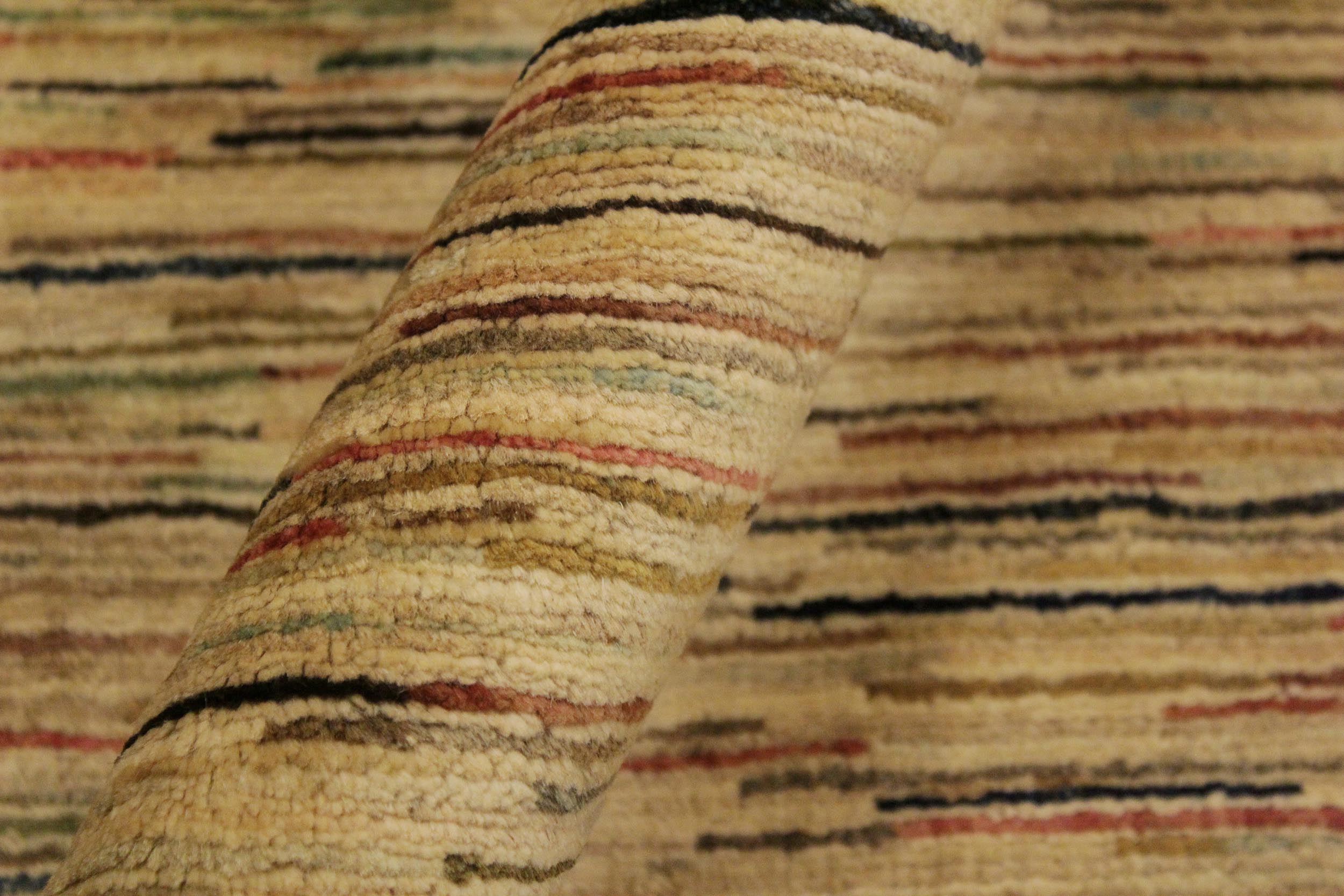 handmade Modern Gabbeh Tan Black Hand Knotted RECTANGLE 100% WOOL area rug 4' x 6'