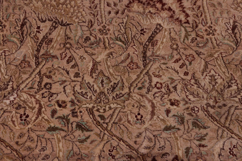 handmade Transitional William Tan Beige Hand Knotted RECTANGLE 100% WOOL area rug 4x6