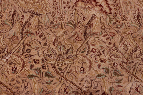 handmade Transitional William Tan Beige Hand Knotted RECTANGLE 100% WOOL area rug 4 x 6