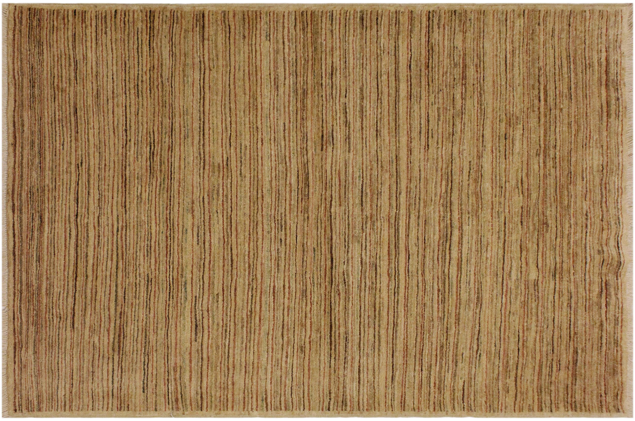 Rusty Topped Delma Boho Chic Gabbeh Delma Beige/Rust Wool Rug - 4'2'' x 5'9'' – Treasured ...
