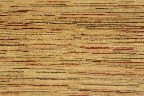 handmade Modern Gabbeh Beige Rust Hand Knotted RECTANGLE 100% WOOL area rug 4' x 6'