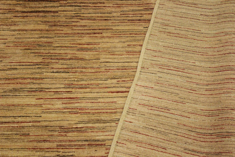 handmade Modern Gabbeh Beige Rust Hand Knotted RECTANGLE 100% WOOL area rug 4' x 6'