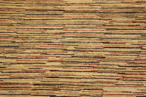 handmade Modern Gabbeh Beige Rust Hand Knotted RECTANGLE 100% WOOL area rug 4' x 6'
