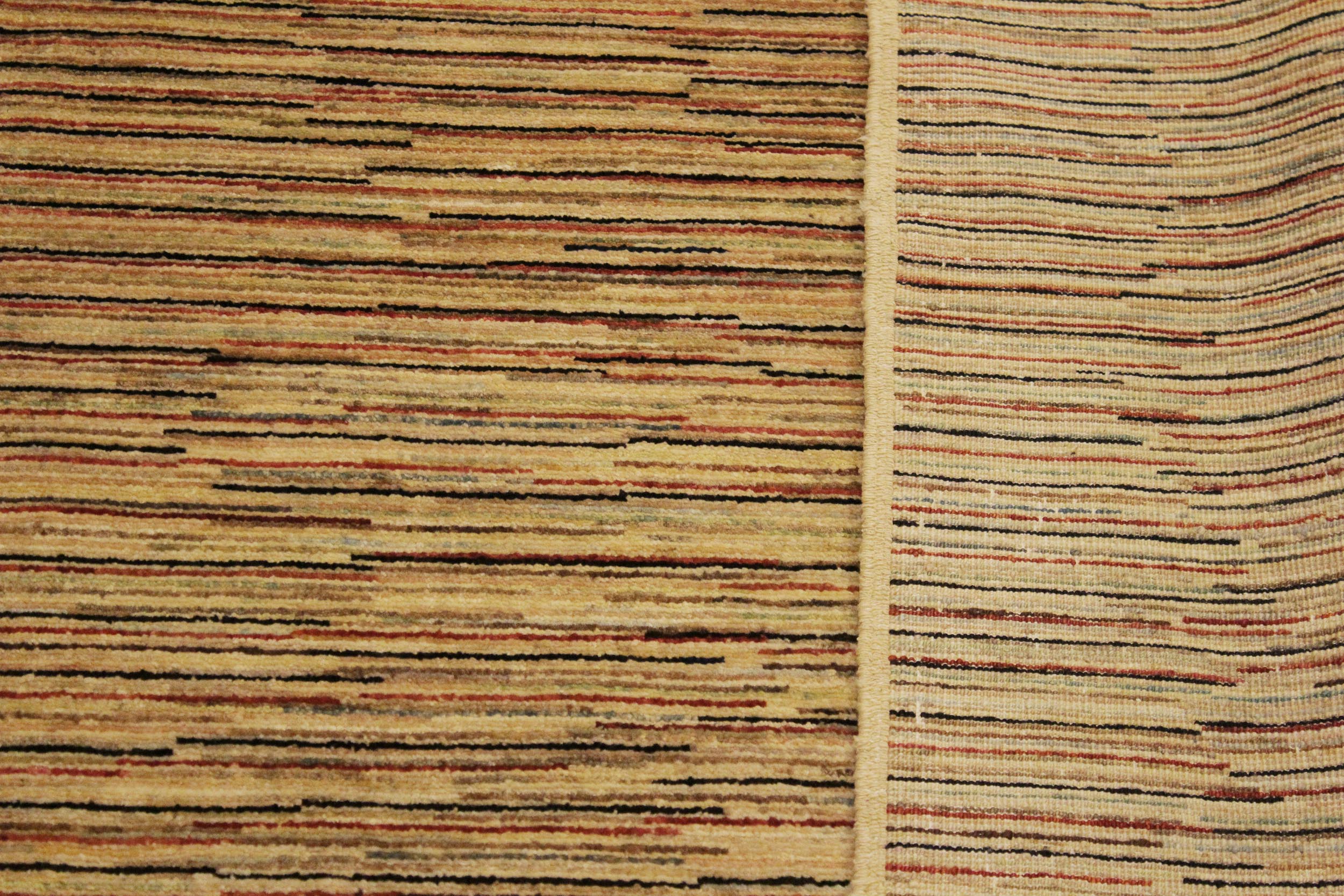 handmade Modern Gabbeh Beige Rust Hand Knotted RECTANGLE 100% WOOL area rug 4' x 6'