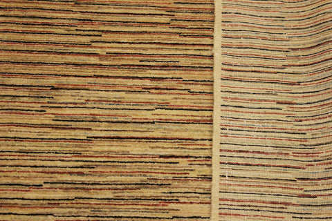 handmade Modern Gabbeh Beige Rust Hand Knotted RECTANGLE 100% WOOL area rug 4' x 6'