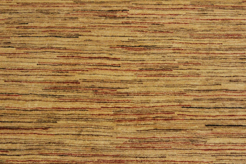 handmade Modern Gabbeh Beige Brown Hand Knotted RECTANGLE 100% WOOL area rug 4' x 5'