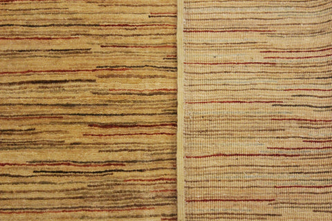 handmade Modern Gabbeh Beige Brown Hand Knotted RECTANGLE 100% WOOL area rug 4' x 5'