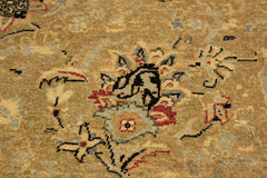 handmade Traditional Design Gold Gray Hand Knotted RECTANGLE 100% WOOL area rug 4'X6'