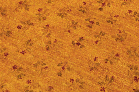 handmade Over Dyed Over Dyed Gold Red Hand Knotted RECTANGLE 100% WOOL area rug 4' x 6'