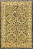Oriental Ziegler Maudie Bluish Gray/Tan Wool Rug - 4'1'' x 6'0''