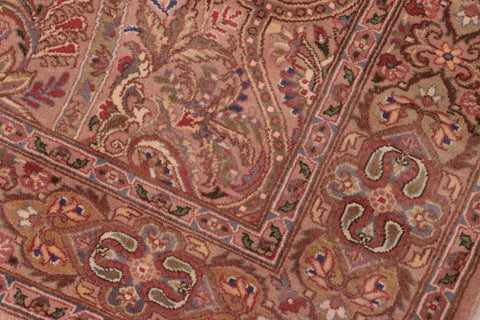 handmade Traditional Razia Lt. Brown Lt. Brown Hand Knotted RECTANGLE 100% WOOL area rug 4x6