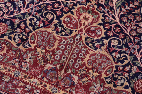 handmade Traditional Sultan Blue Rust Hand Knotted RECTANGLE 100% WOOL area rug 8x10