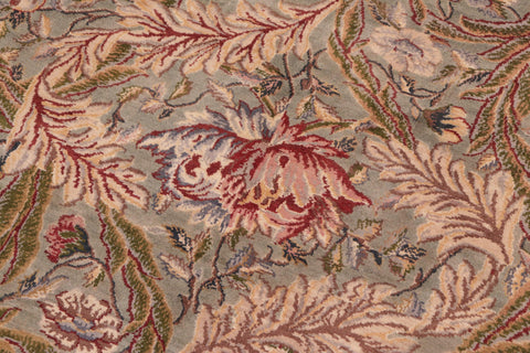 handmade Transitional Marry Gold Green Red Hand Knotted RECTANGLE 100% WOOL area rug 8x10