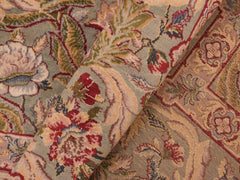 handmade Traditional Marry Gold Green Red Hand Knotted RECTANGLE 100% WOOL area rug 8x10